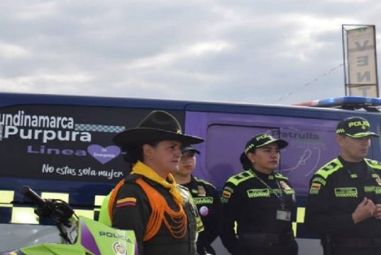 Cundinamarca lanzó el proyecto Patrulla Púrpura