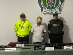 Hombre fue capturado por tráfico y porte de armas