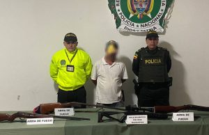 Hombre fue capturado por tráfico y porte de armas