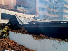 Fuerte incendio se presentó en Bogotá