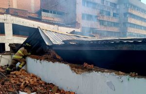 Fuerte incendio se presentó en Bogotá