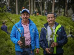 Habitantes de Madrid sembraron 2.000 árboles en el río Subachoque