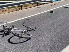 Accidente en la vía Funza – Siberia, por imprudencia de un ciclista