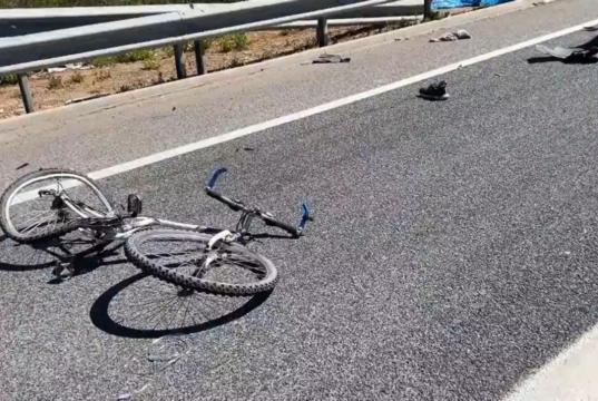 Accidente en la vía Funza – Siberia, por imprudencia de un ciclista