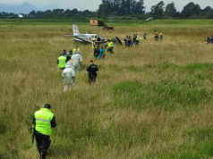 Caída de Avioneta en Chía deja dos heridos