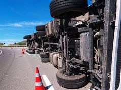 Intento de robo dejo dos muertos y el volcamiento de un vehículo en Madrid