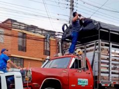 Un curioso caso de imprudencia se vivió en Funza