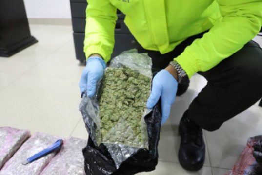 Policía de Cundinamarca incautó 180 kilos de marihuana