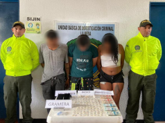 Se logró la captura de tres personas en Cundinamarca por microtráfico