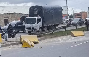 Atención: se presentó fuerte accidente en la vía Mosquera- Bogotá