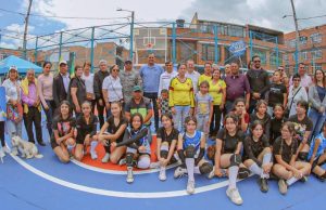 Madrid entregó obras de mejoramiento en polideportivos