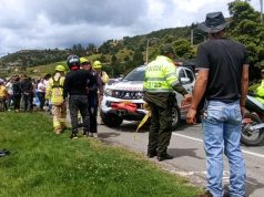 Muere ciclista tras ser arrollado por un furgón en Cundinamarca