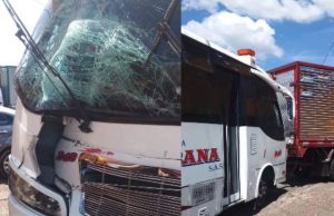 Contra un vivienda colisionaron dos vehículos en Facatativá