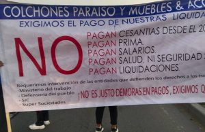 Denuncian falta de pagos por parte de empresa