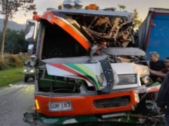 Fuerte accidente en Madrid deja cuatro heridos