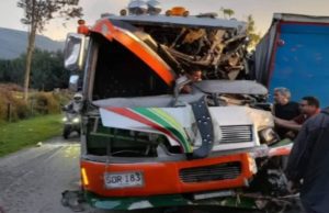 Fuerte accidente en Madrid deja cuatro heridos
