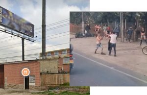 Con risas habitantes reaccionan a una riña en el Castillo Imperial