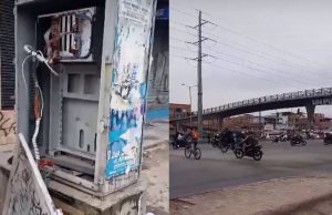 Sin semáforo en Soacha: delincuentes hurtaron cableado