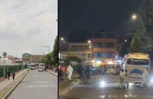 Niña muere arrollada por un autobús en Mosquera  Niña muere arrollada por un autobús en Mosquera