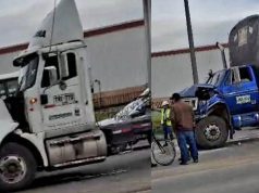 Otra vez trancón en la vía que conecta a Siberia con Funza