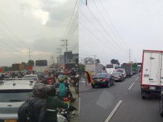 Atención: bloqueos en Calle 13 provocan gran trancón