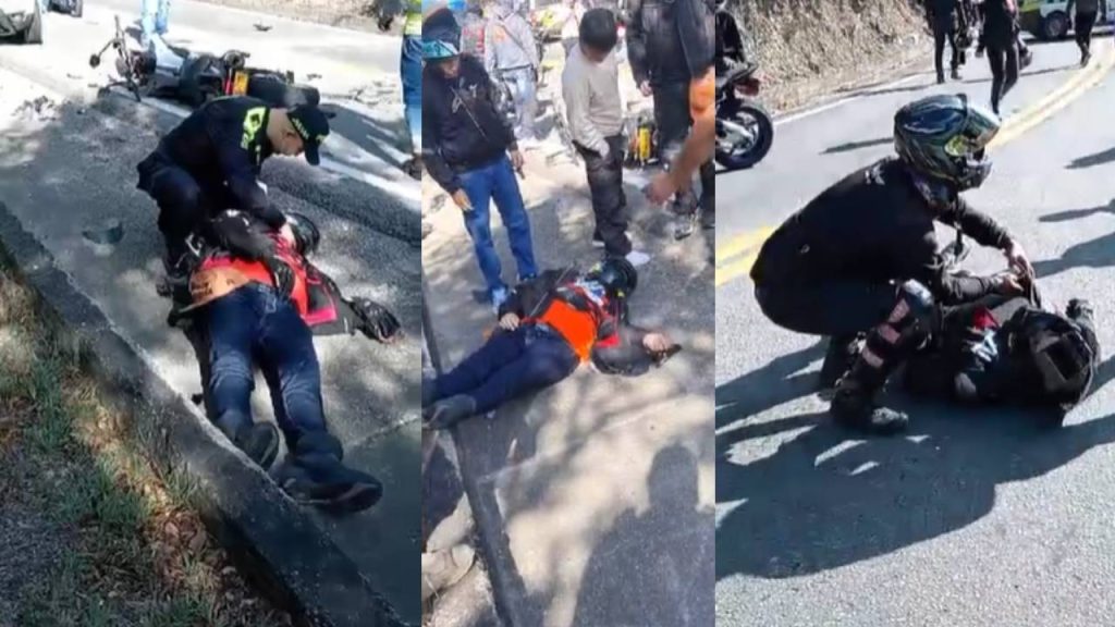 un motociclista muerto en Mosquera
