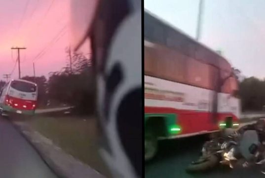 Imprudencia: buseta se volcó en la vía Bojacá – Madrid Imprudencia: Buseta se volcó