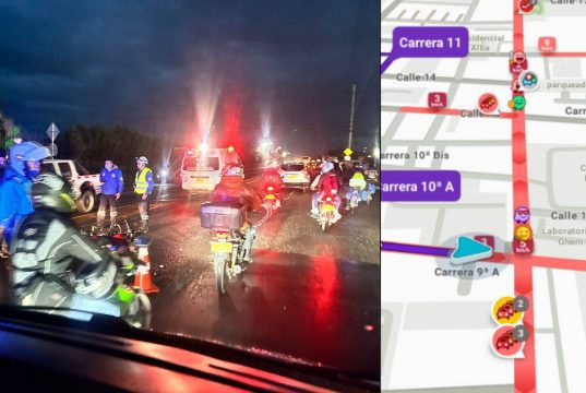 Furgón atropella a un motociclista en la vía Funza – Siberia