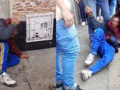 Video aquí: fuerte golpiza recibió un ladrón en Madrid