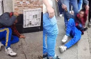 Video aquí: fuerte golpiza recibió un ladrón en Madrid