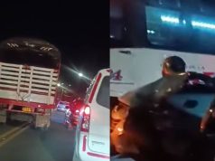 En Madrid se reportó un choque múltiple