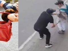 Como niño chiquito golpean a ladrón en Funza Como niño chiquito golpean a ladrón