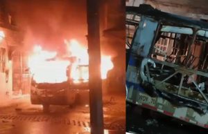 Incendio en Soacha: bus perjudicó varias viviendas