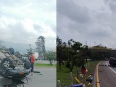 Vehículo perdió el control y causó tragedia en la vía Bogotá