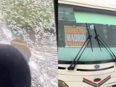 Buseta fue atacada por motero en vía Bogotá – Madrid