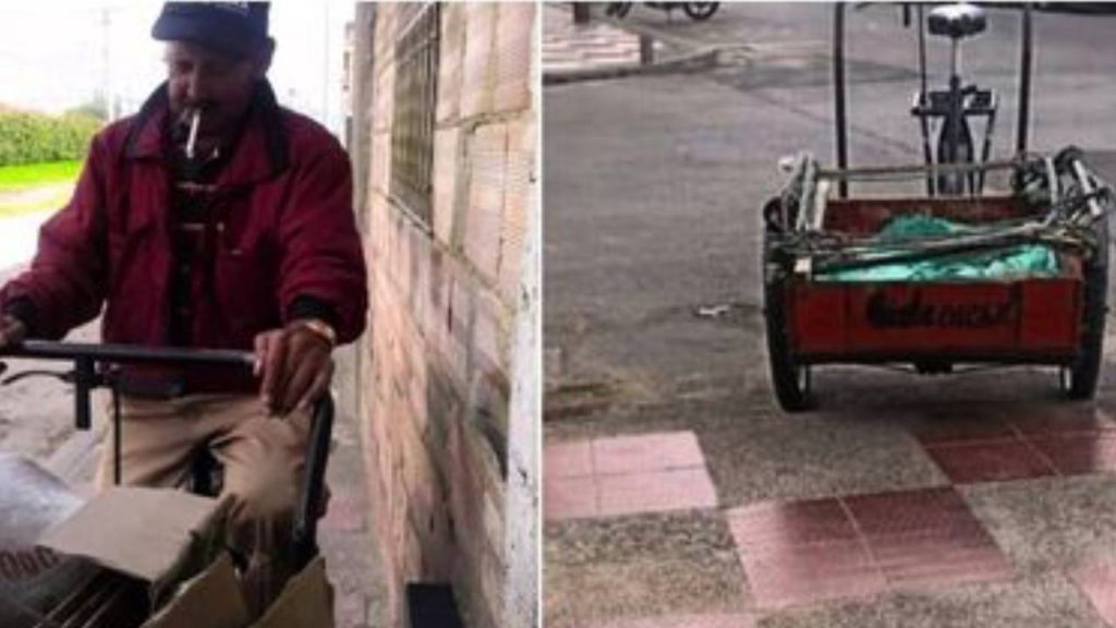 A un adulto mayor le robaron su triciclo de trabajo en Mosquera  