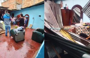 Familia pide ayuda para recuperar su hogar destruido por la lluvia