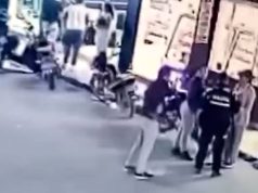 Con machete en mano: hombre agredió a policía