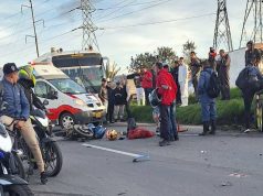 En video quedó registrado grave accidente en la vía Siberia