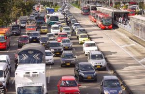 En Bogotá se habilita carril preferencial para el transporte público