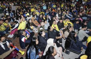 Así celebró Sabana Occidente el partido de Colombia