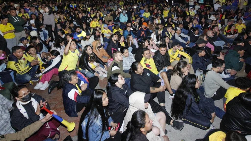 Así celebró en Sabana Occidente el partido de Colombia 