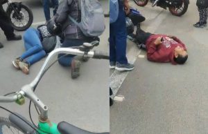 Accidente: ¿mujer atropello a un adulto mayor en Funza?
