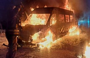 Capturan a los responsables por incendio de bus en Cundinamarca Capturan a los responsables por incendio de bus en Cundinamarca
