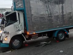 Grave accidente en Calle 13, causa fuerte congestión vehicular