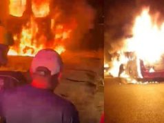 De no creer: quemaron bus por supuesta extorsión