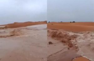 Lluvia en el Sahara preocupa a expertos