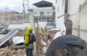 El impacto de la explosión en Mesitas, Cundinamarca explosión Mesitas Cundinamarca