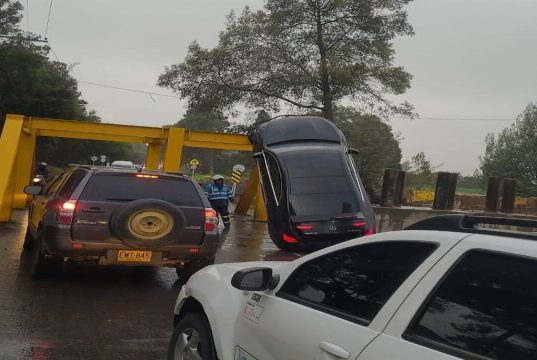 Se registra fuerte accidente en la vía perimetral de Funza