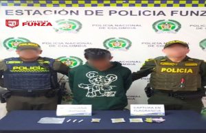 Sujeto es capturado en flagrancia por tráfico en Funza